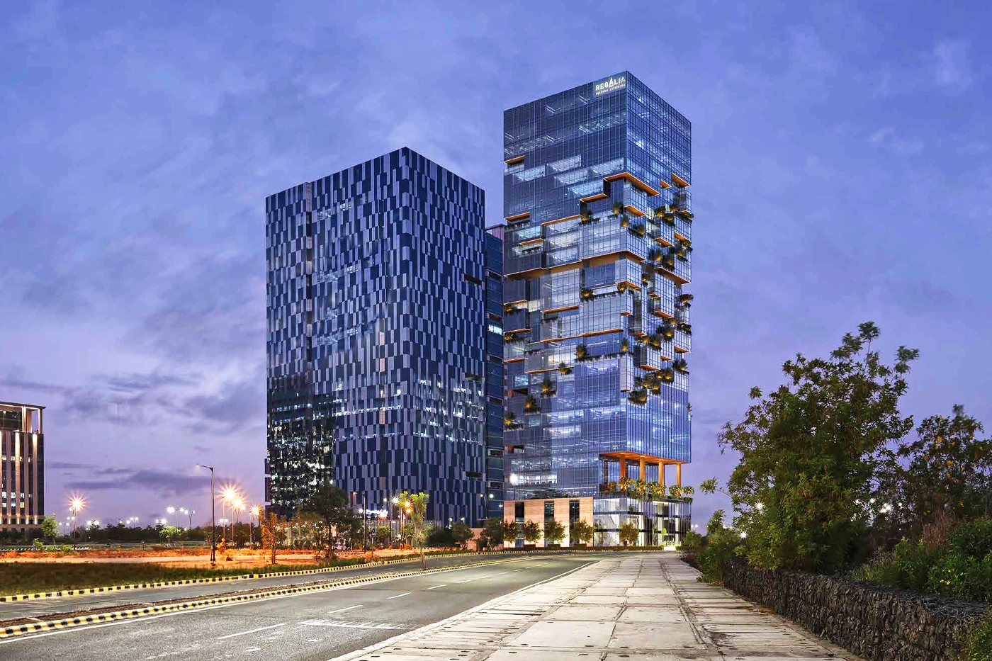 Premium commercial office tower placeholder